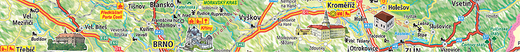 Přehledná mapa ČR